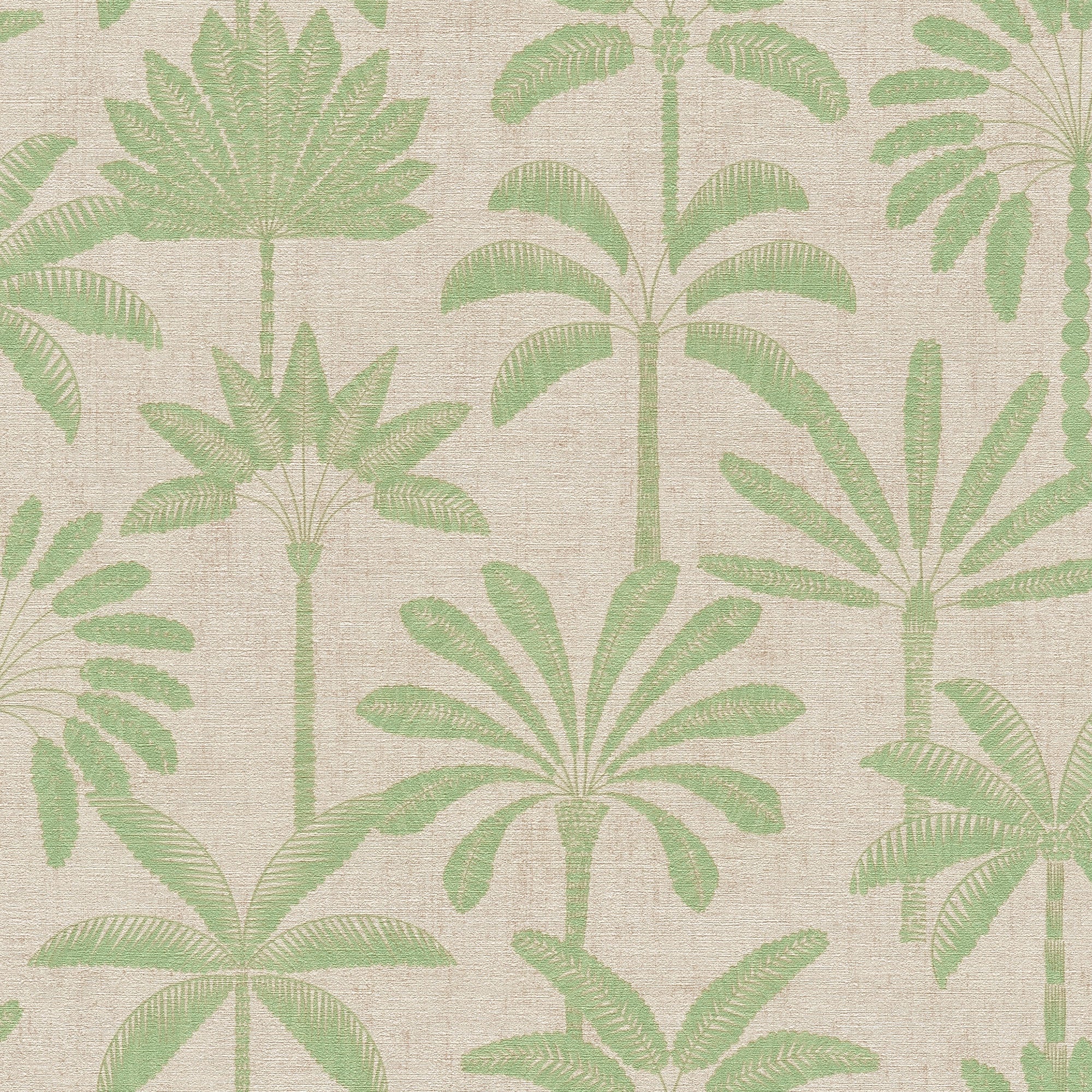 Tree Leaf Green Havana 2 Wallpaper by Galerie