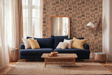 Tree Leaf Orange Havana 2 Wallpaper by Galerie