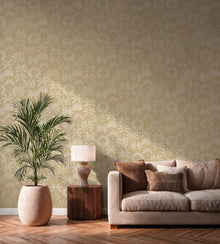 Tree Leaf Yellow Havana 2 Wallpaper by Galerie