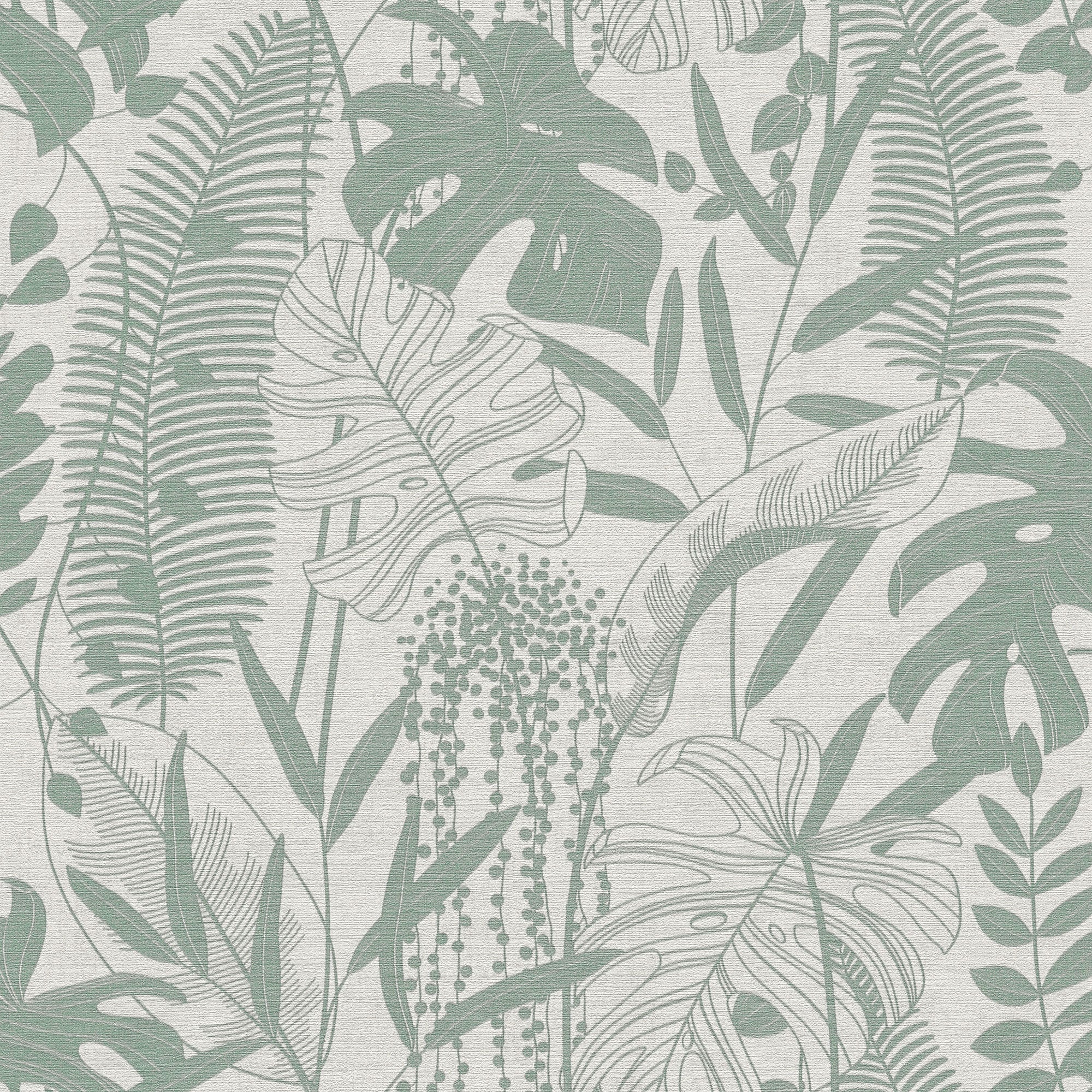 Tree Leaf Green Havana 2 Wallpaper by Galerie