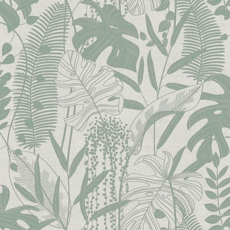 Tree Leaf Green Havana 2 Wallpaper by Galerie