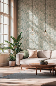Tree Leaf Green Havana 2 Wallpaper by Galerie