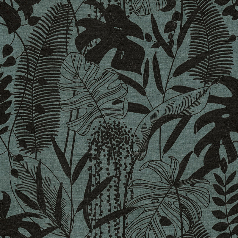 Tree Leaf Green Havana 2 Wallpaper by Galerie