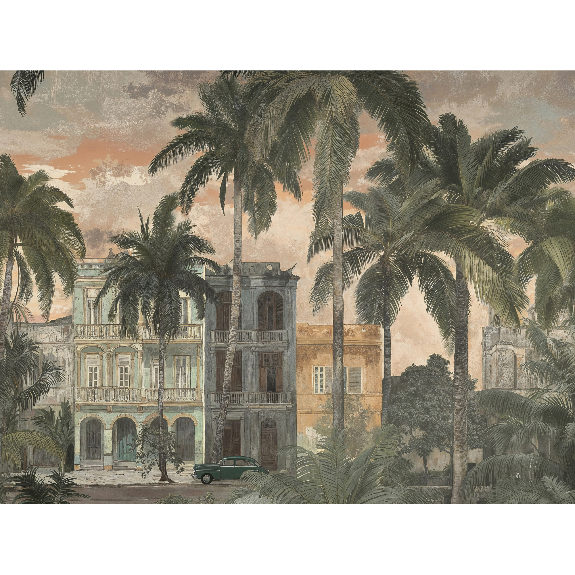 Motif Beige Havana 2 Mural by Galerie