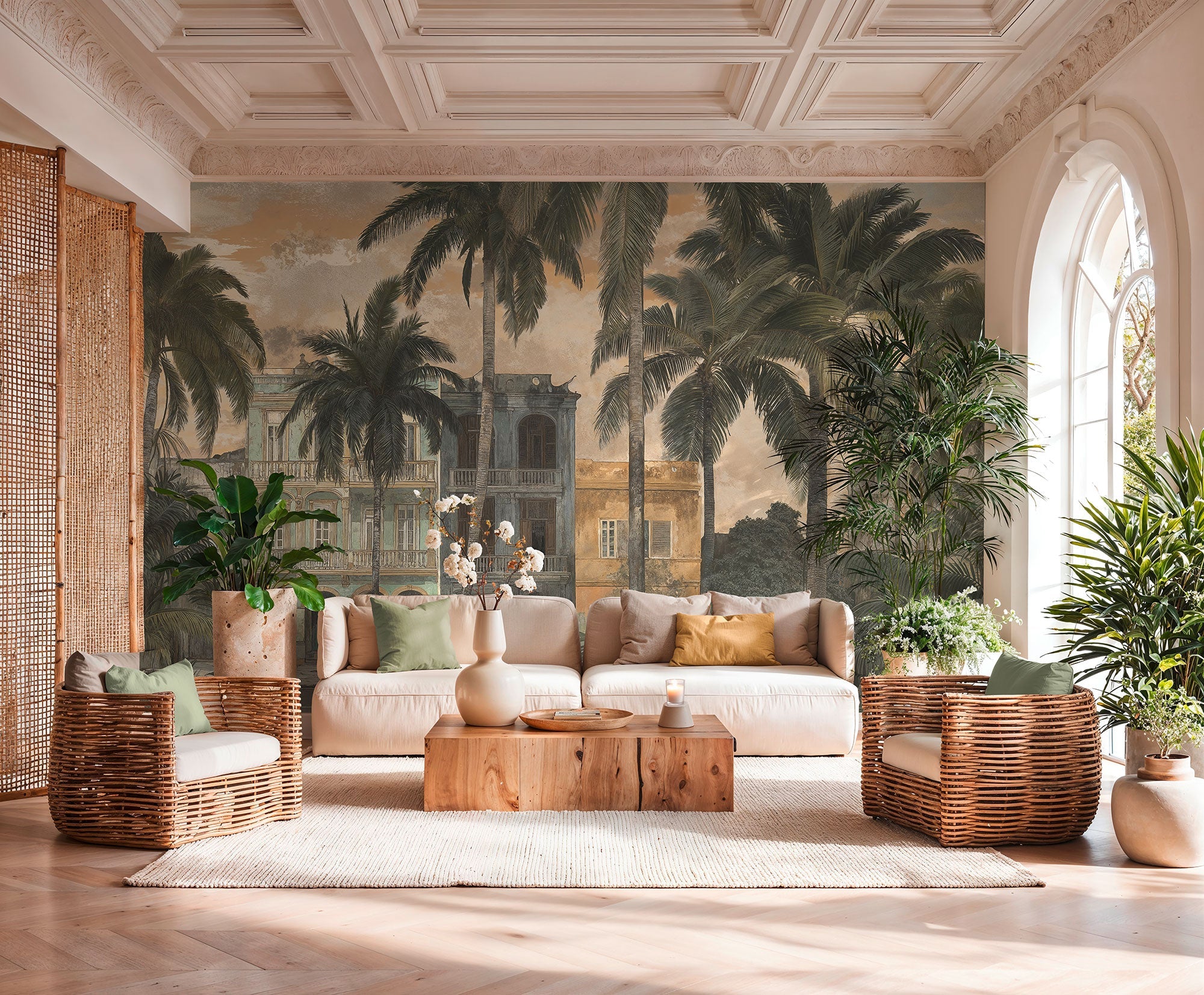 Motif Beige Havana 2 Mural by Galerie