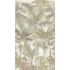 Tree Leaf Beige, Cream, Green Havana 2 Mural by Galerie