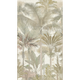 Tree Leaf Beige, Cream, Green Havana 2 Mural by Galerie