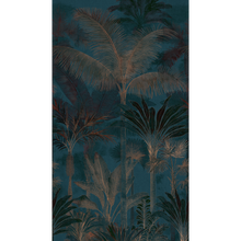 Tree Leaf Blue, Green Havana 2 Mural by Galerie