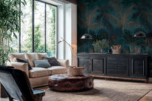 Tree Leaf Blue, Green Havana 2 Mural by Galerie