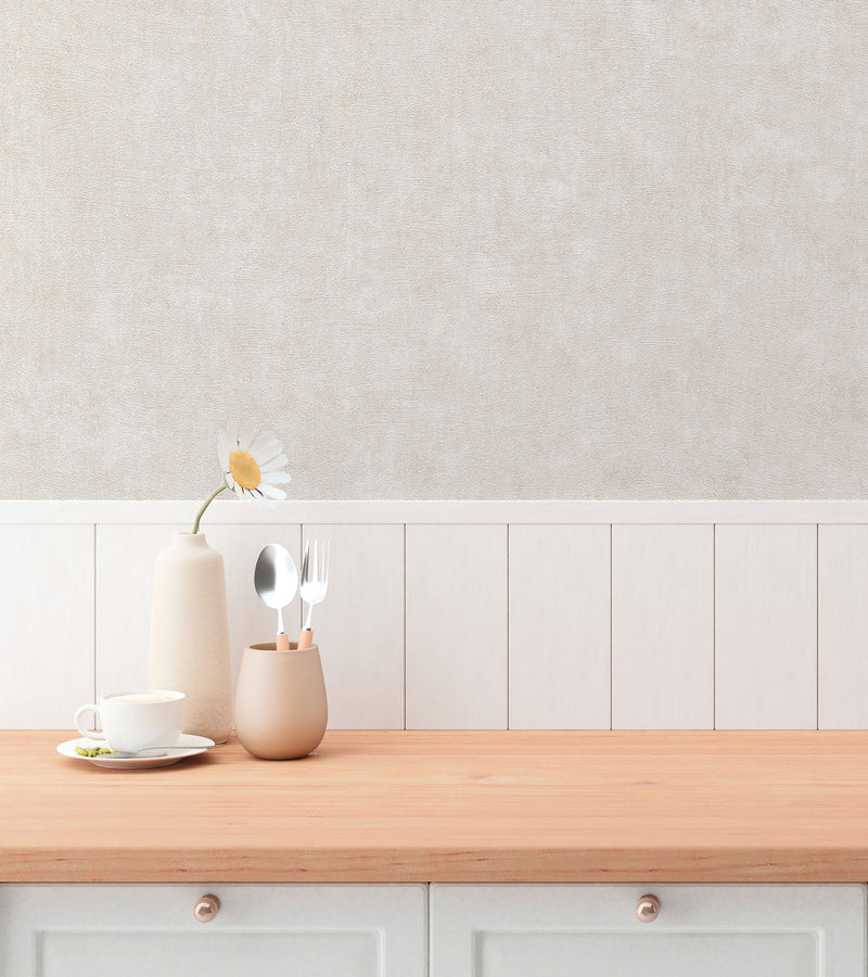 Industrial Wash Motif Beige Hygge Home Wallpaper by Galerie