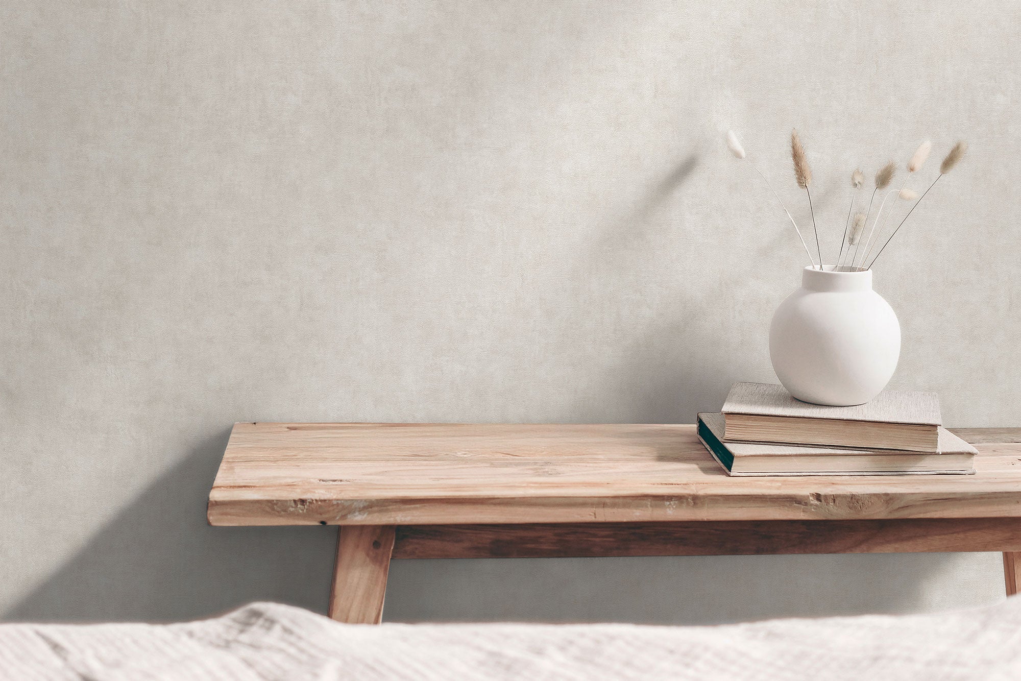 Industrial Wash Motif Beige Hygge Home Wallpaper by Galerie