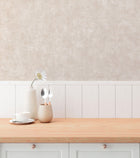 Industrial Wash Motif Pink Hygge Home Wallpaper by Galerie