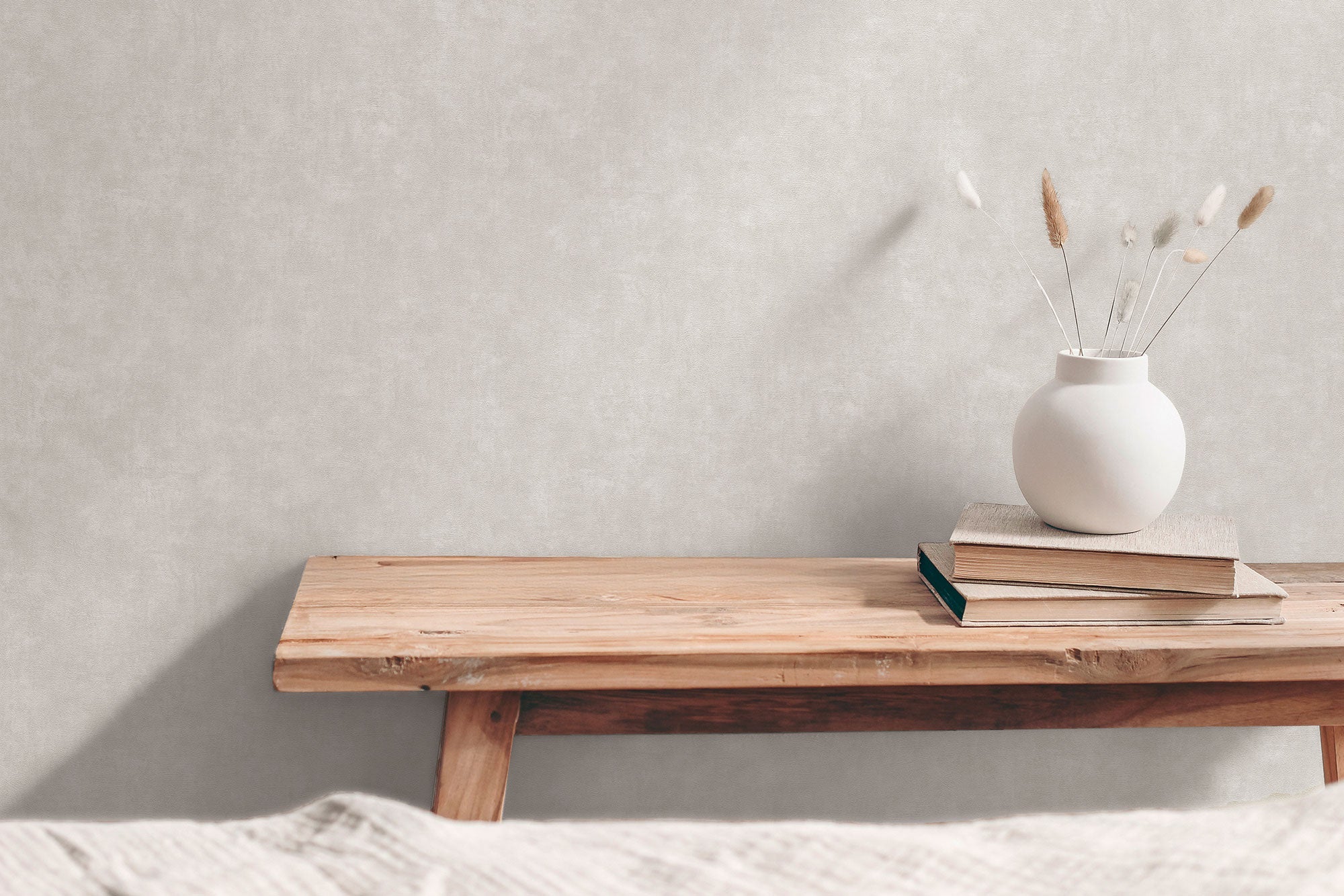 Industrial Wash Motif Beige and Cream Hygge Home Wallpaper by Galerie