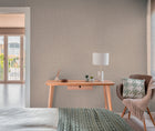 Herringbone Weave Motif Bronze Brown and Beige Hygge Home Wallpaper by Galerie
