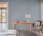 Herringbone Weave Motif Blue and Beige Hygge Home Wallpaper by Galerie