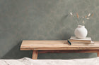 Stone Circles Motif Green and Rose Gold Hygge Home Wallpaper by Galerie