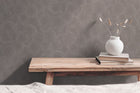 Stone Circles Motif Bronze Brown and Silver Grey Hygge Home Wallpaper by Galerie