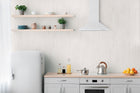 Meadow Stems Motif Beige and Cream Hygge Home Wallpaper by Galerie