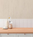 Meadow Stems Motif Bronze Brown and Beige Hygge Home Wallpaper by Galerie