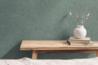 Soft Plaster Motif Green and Silver Grey Hygge Home Wallpaper by Galerie