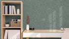 Soft Plaster Motif Green and Silver Grey Hygge Home Wallpaper by Galerie