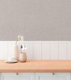 Plain Texture Bronze Brown Hygge Home Wallpaper by Galerie