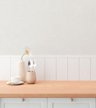 Plain Texture Cream Hygge Home Wallpaper by Galerie