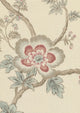 Indienne Document Bare Bones Fabric by Lewis & Wood