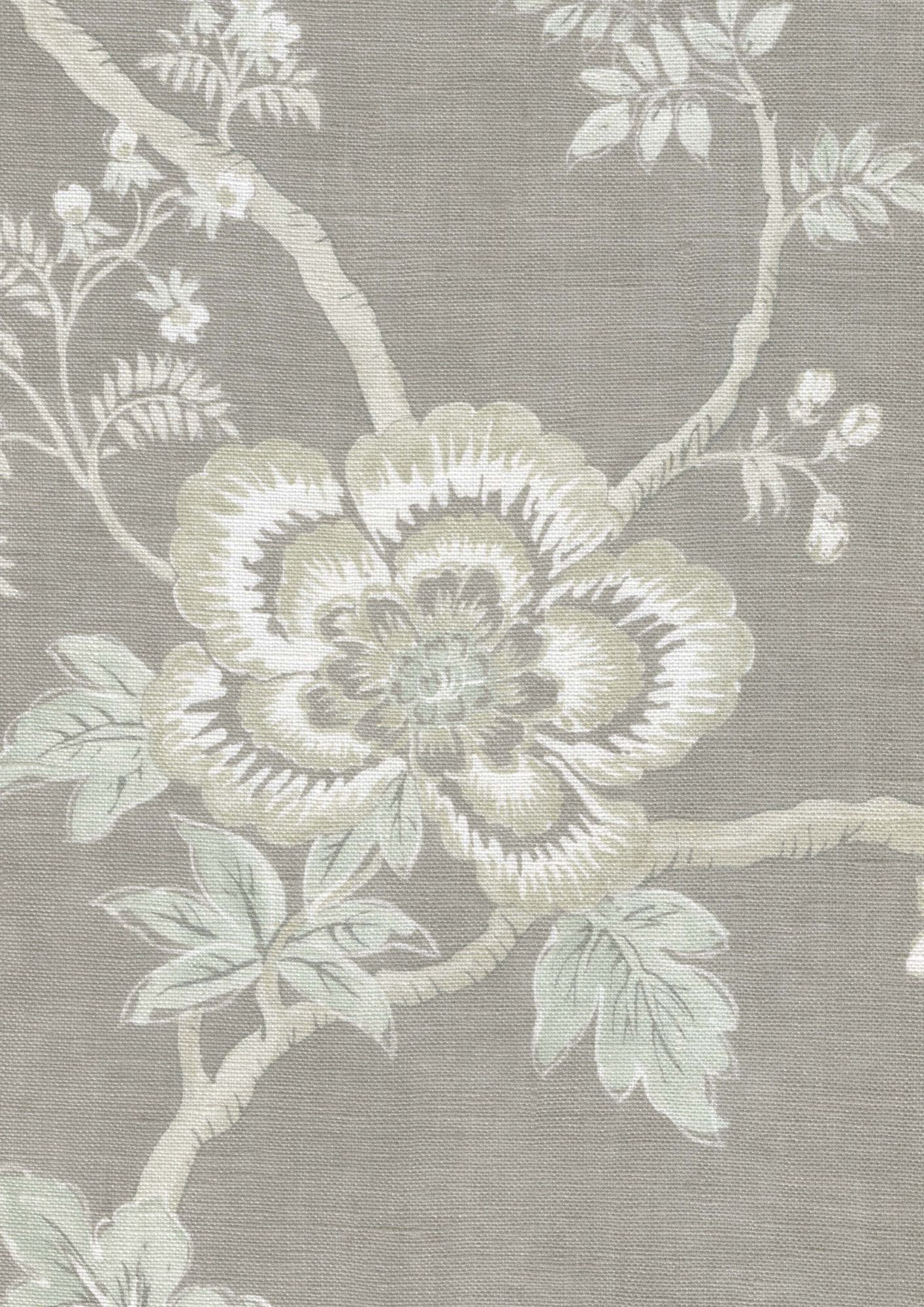 LW 160 239 Indienne Hellebore Fabric by Lewis & Wood