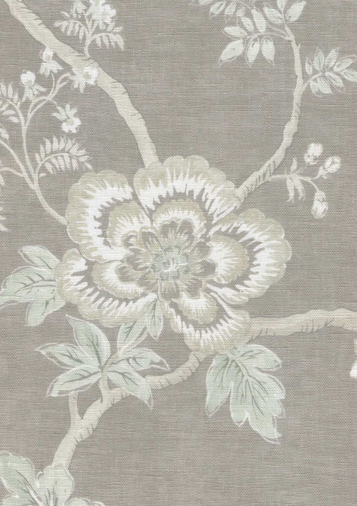 LW 160 239 Indienne Hellebore Fabric by Lewis & Wood
