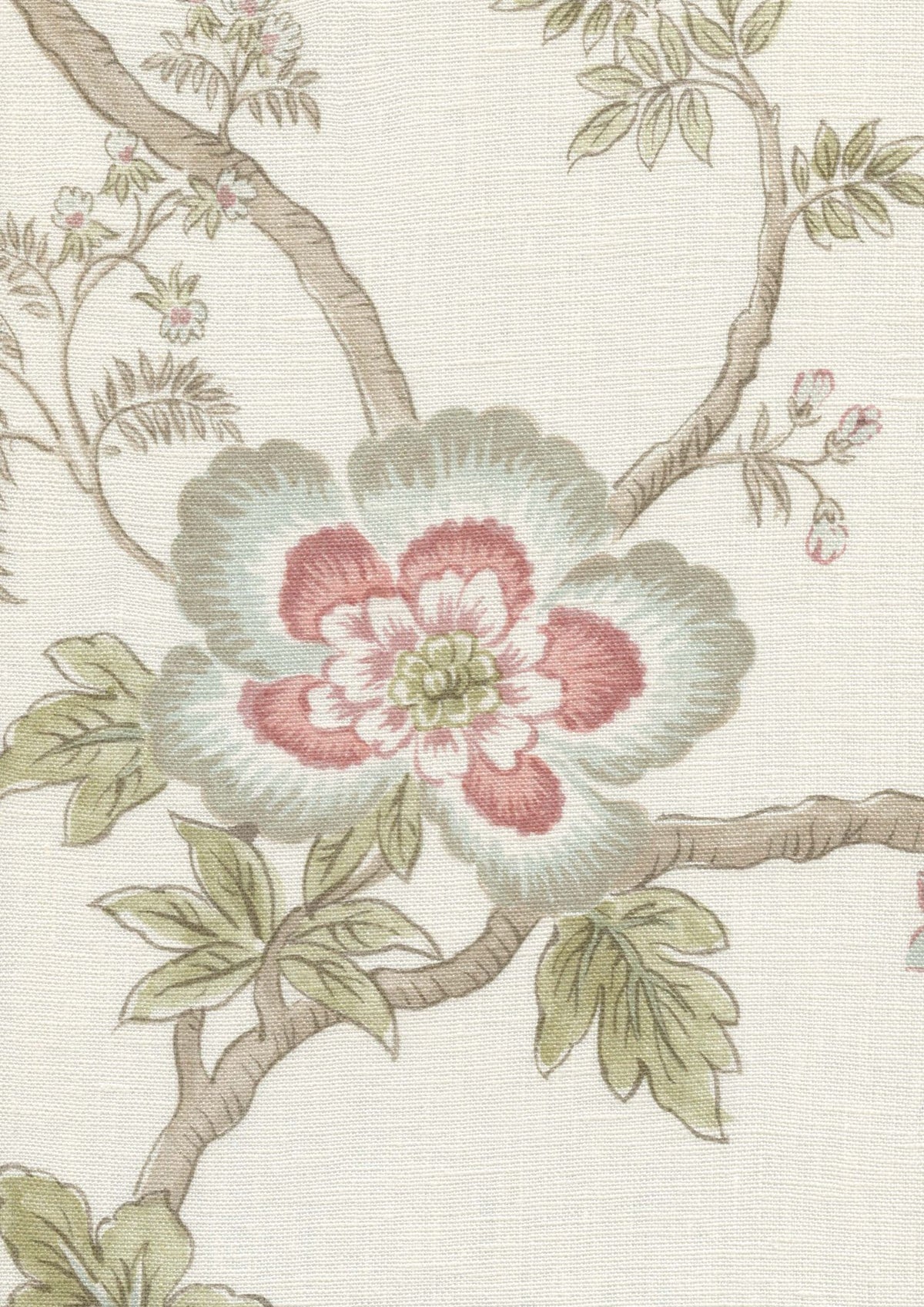 LW 160 251 Indienne Mallow Fabric by Lewis & Wood