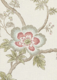 LW 160 251 Indienne Mallow Fabric by Lewis & Wood