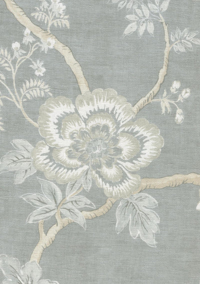 Indienne Storm Bare Bones Fabric by Lewis & Wood