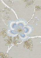 LW 160 410 Indienne Wisteria Fabric by Lewis & Wood
