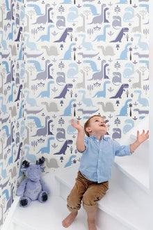 LL-10-02-1 ( LL10021 ) Jack N Rose Dinosaur Wallpaper From Grandeco