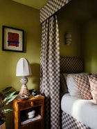 Blenets Check Harlequin X Henry Holland Chocolate Fabric by Harlequin