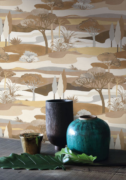 75870100 Cap Ferret L'ile Aux Oiseaux Wallpaper by Casamance