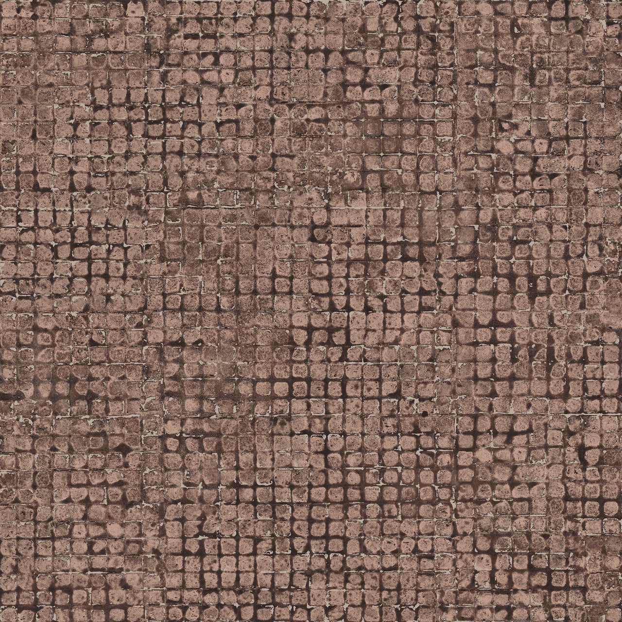 70510 Mosaico Les Thermes Cocoa Wallpaper By Arte