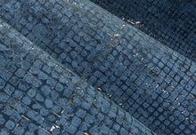 70516 Mosaico Les Thermes Blue Stone Wallpaper By Arte