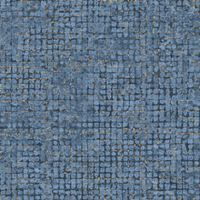 70516 Mosaico Les Thermes Blue Stone Wallpaper By Arte