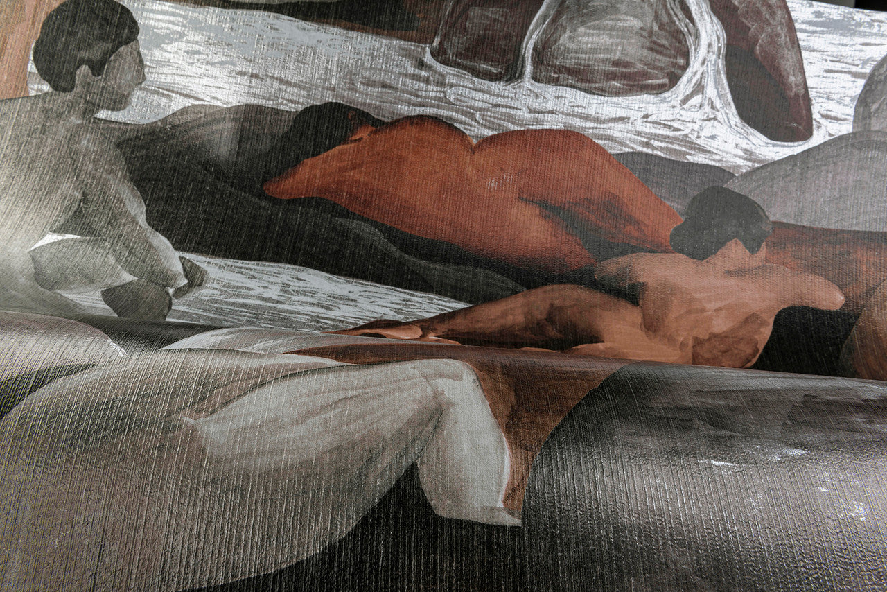 70502 Saturnia Les Thermes Sunset Wallpaper By Arte