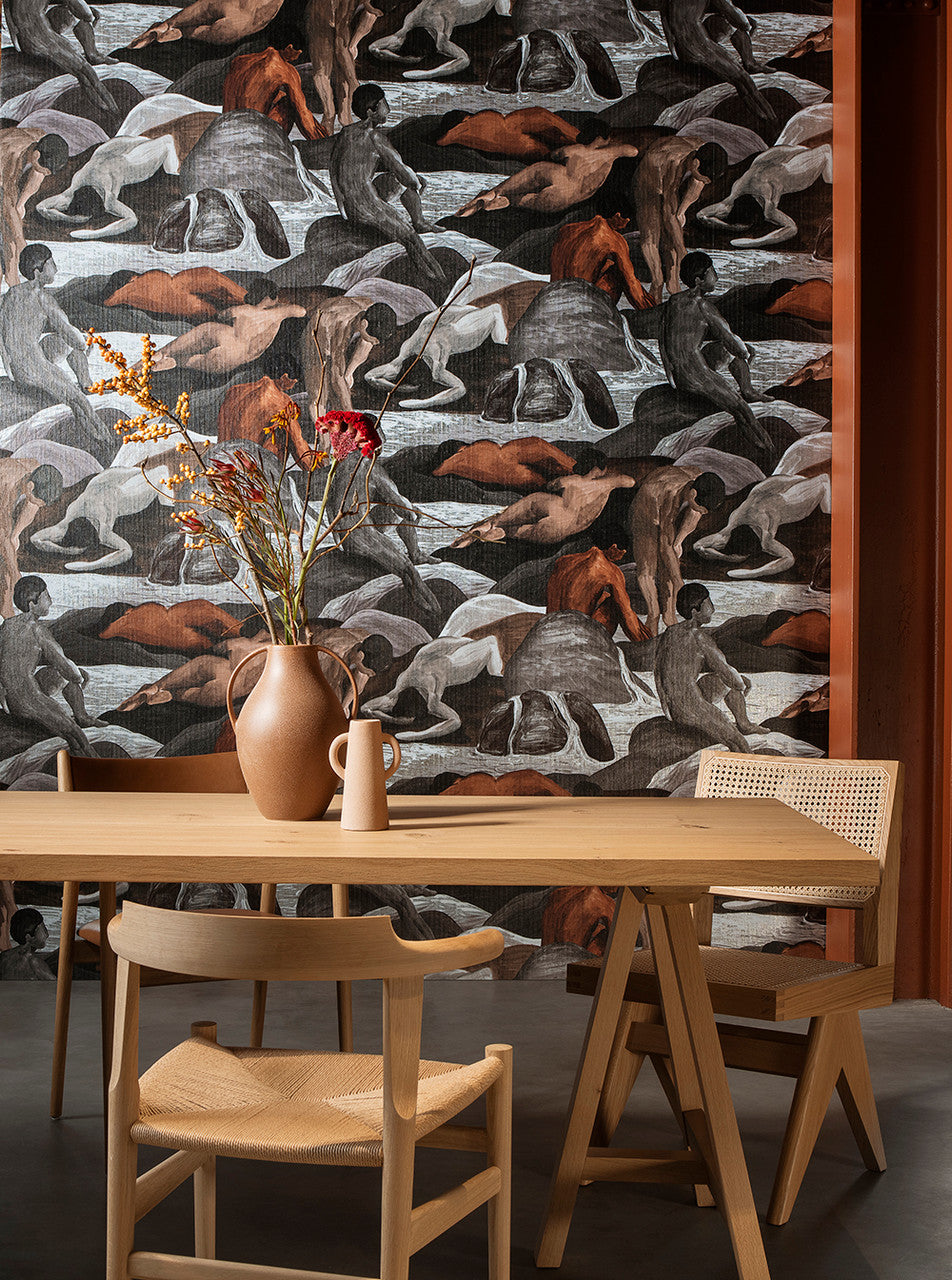 70502 Saturnia Les Thermes Sunset Wallpaper By Arte