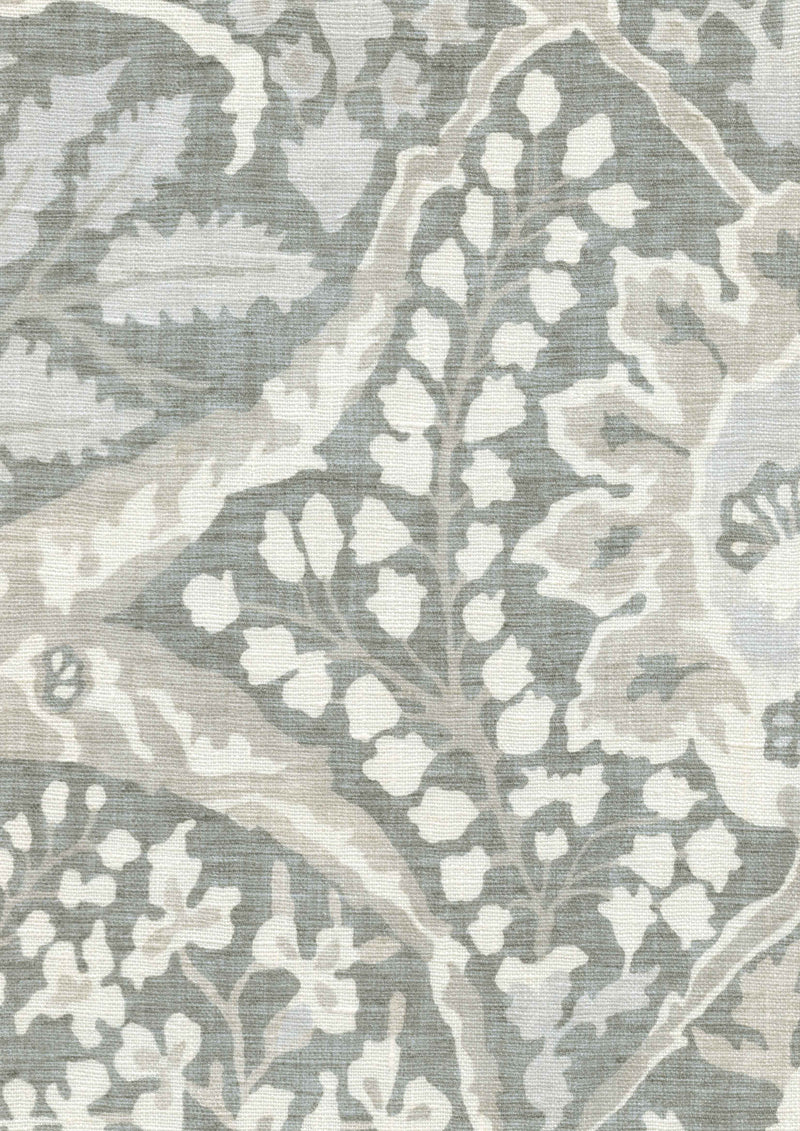 LW 332 627 Alhambra Lg 100 Sea Breeze Fabric by Lewis & Wood