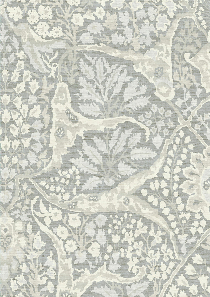 LW 332 627 Alhambra Lg 100 Sea Breeze Fabric by Lewis & Wood