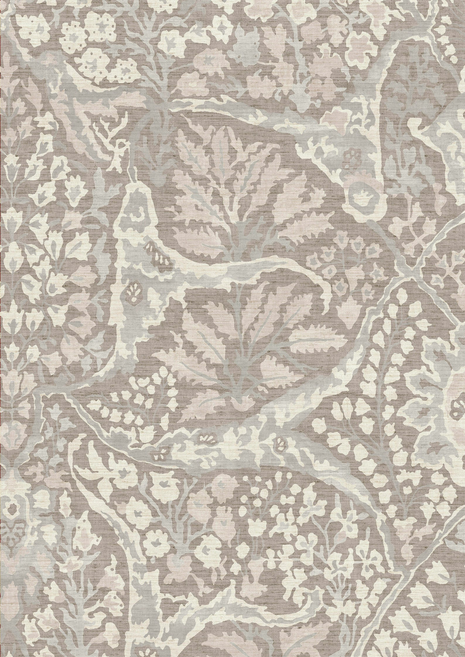 Alhambra Lg 100 Sugar Almond Bare Bones Fabric by Lewis & Wood