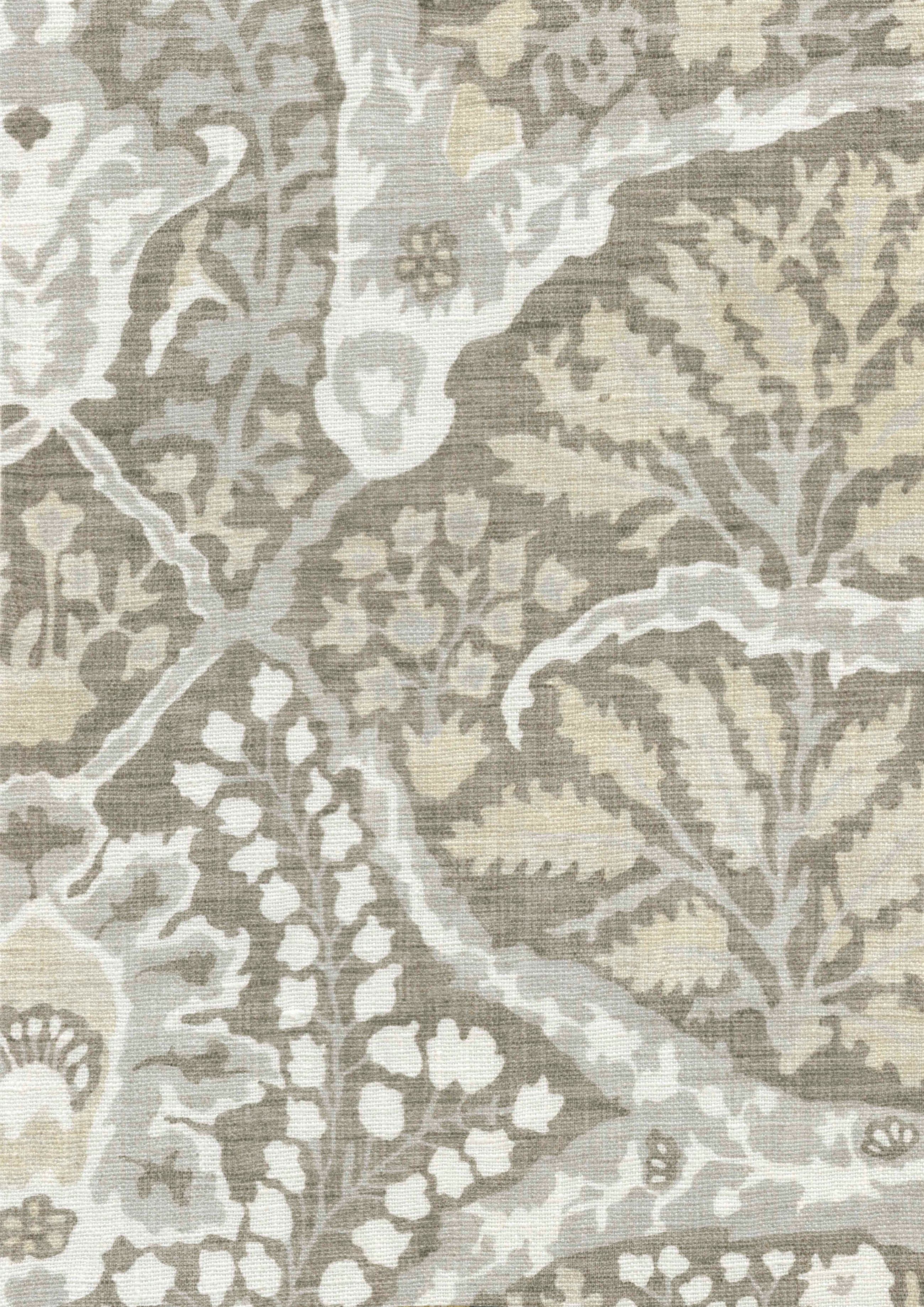 Alhambra Lg 50 Buff Bare Bones Fabric by Lewis & Wood