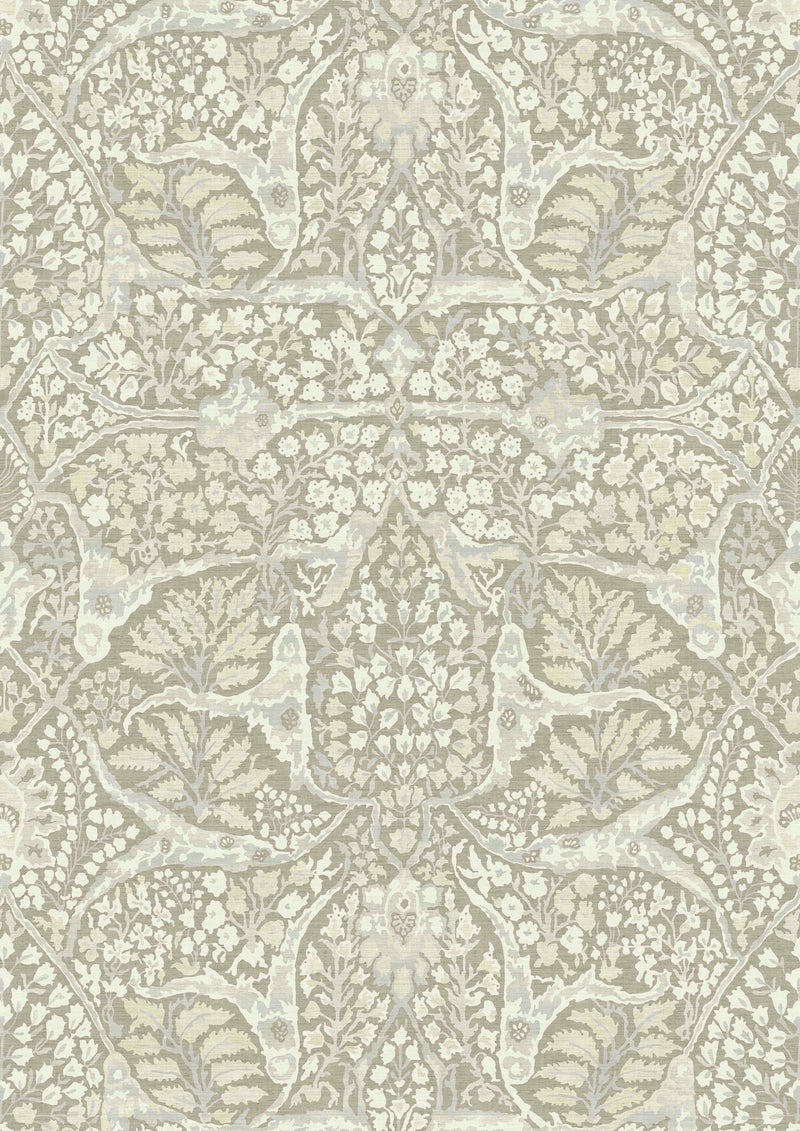 Alhambra Lg 50 Buff Bare Bones Fabric by Lewis & Wood