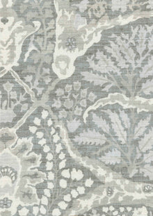 Alhambra Lg 50 Sea Breeze Bare Bones Fabric by Lewis & Wood
