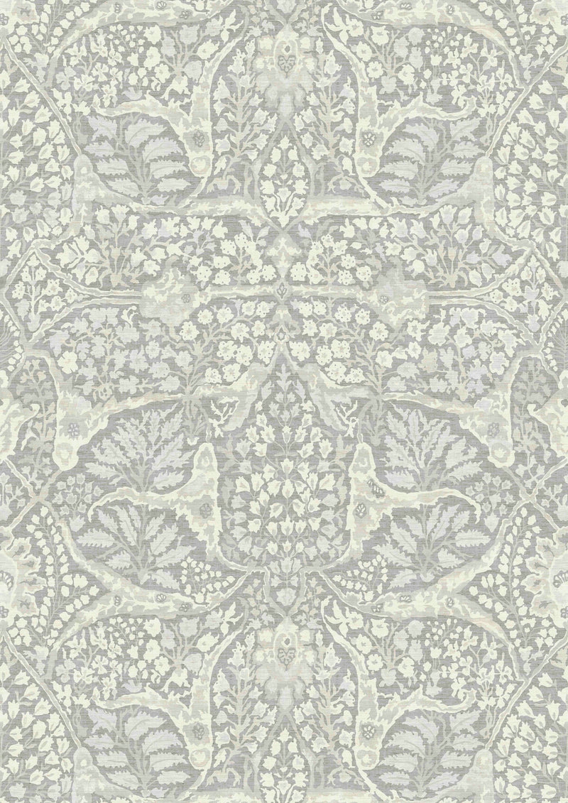 Alhambra Lg 50 Sea Breeze Bare Bones Fabric by Lewis & Wood