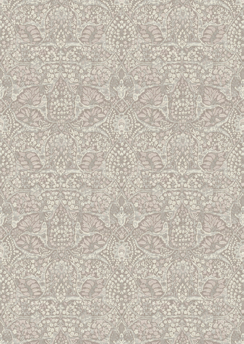 Alhambra Lg 50 Sugar Almond Bare Bones Fabric by Lewis & Wood